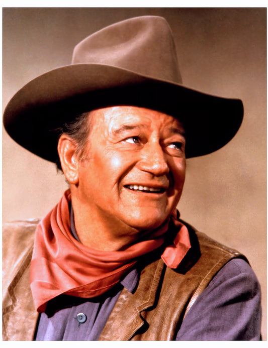 John Wayne -- Deluxe 8.5" x 11" Wall Art Print || The Duke in Classic Western Mode!