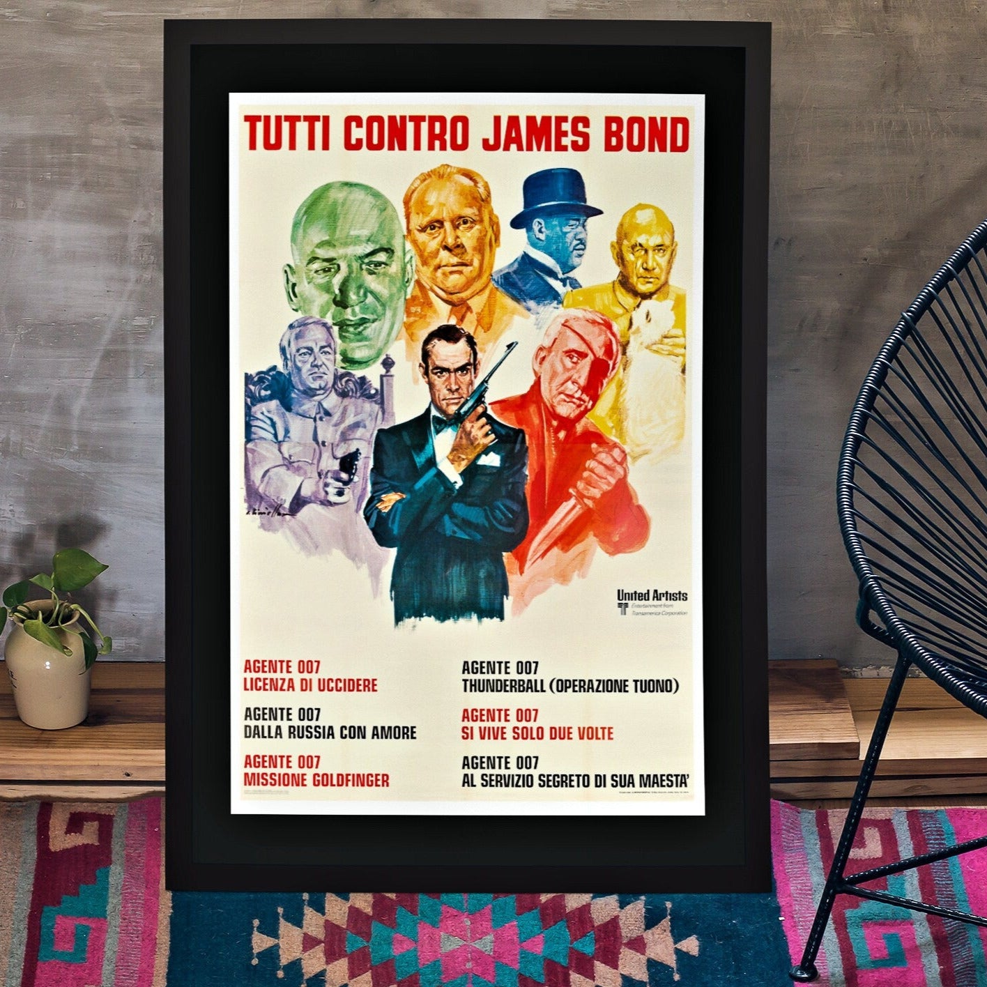 Everybody Loves Bond -- 11" x 17" Deluxe Poster Art Print || Sean Connery as James Bond 007