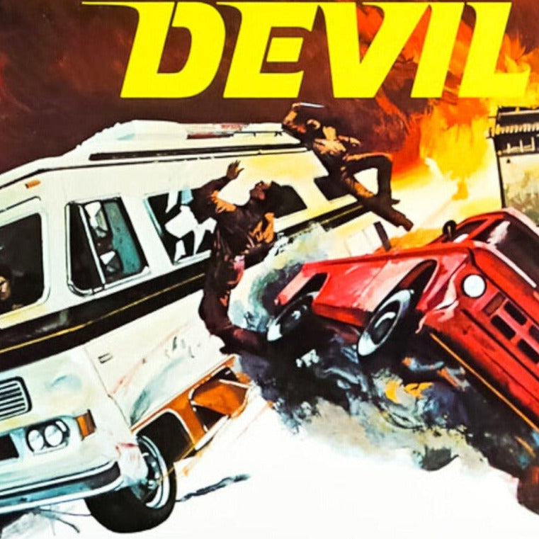 Race with the Devil -- 11" x 17" Deluxe Poster Art Print || Peter Fonda vs The Devil!