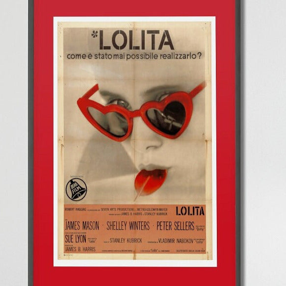 Lolita -- Deluxe 11" X 17" Poster Art Print || Stanley Kubrick's Notorious Film Adaptation!