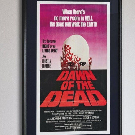 Dawn of the Dead -- 11" x 17" Poster Art Print || George Romero Sequel to his Original Zombie Shockfest!