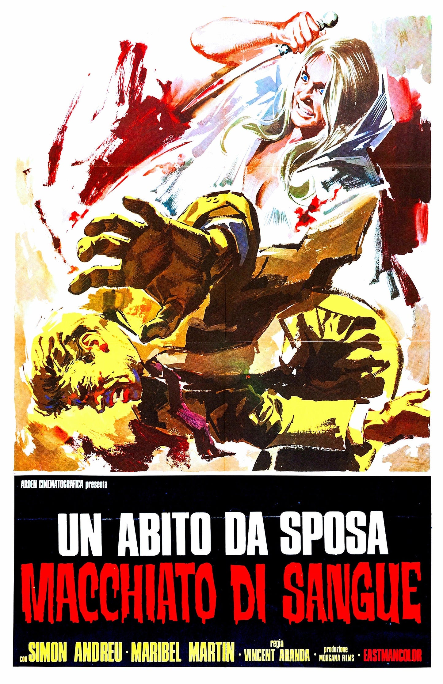 Blood-Spattered Bride, The || 11" x 17" Deluxe Poster Art Print of Italian Giallo Horror!