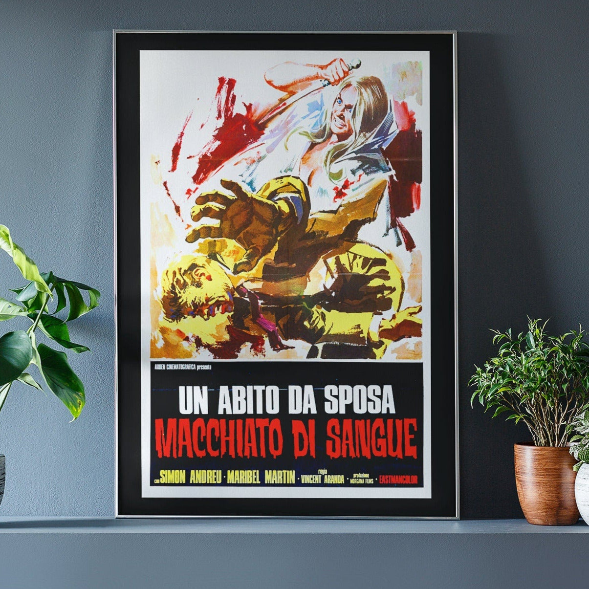 Blood-Spattered Bride, The || 11" x 17" Deluxe Poster Art Print of Italian Giallo Horror!