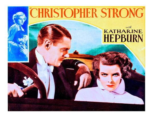 Christopher Strong -- Deluxe 8.5" x 11" Poster Art Print || Katharine Hepburn