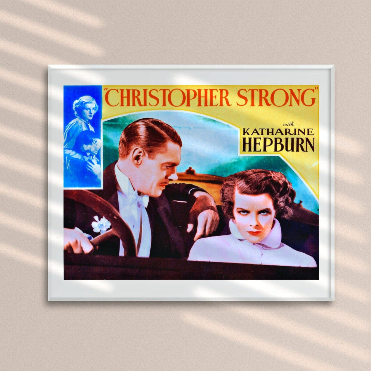 Christopher Strong -- Deluxe 8.5" x 11" Poster Art Print || Katharine Hepburn