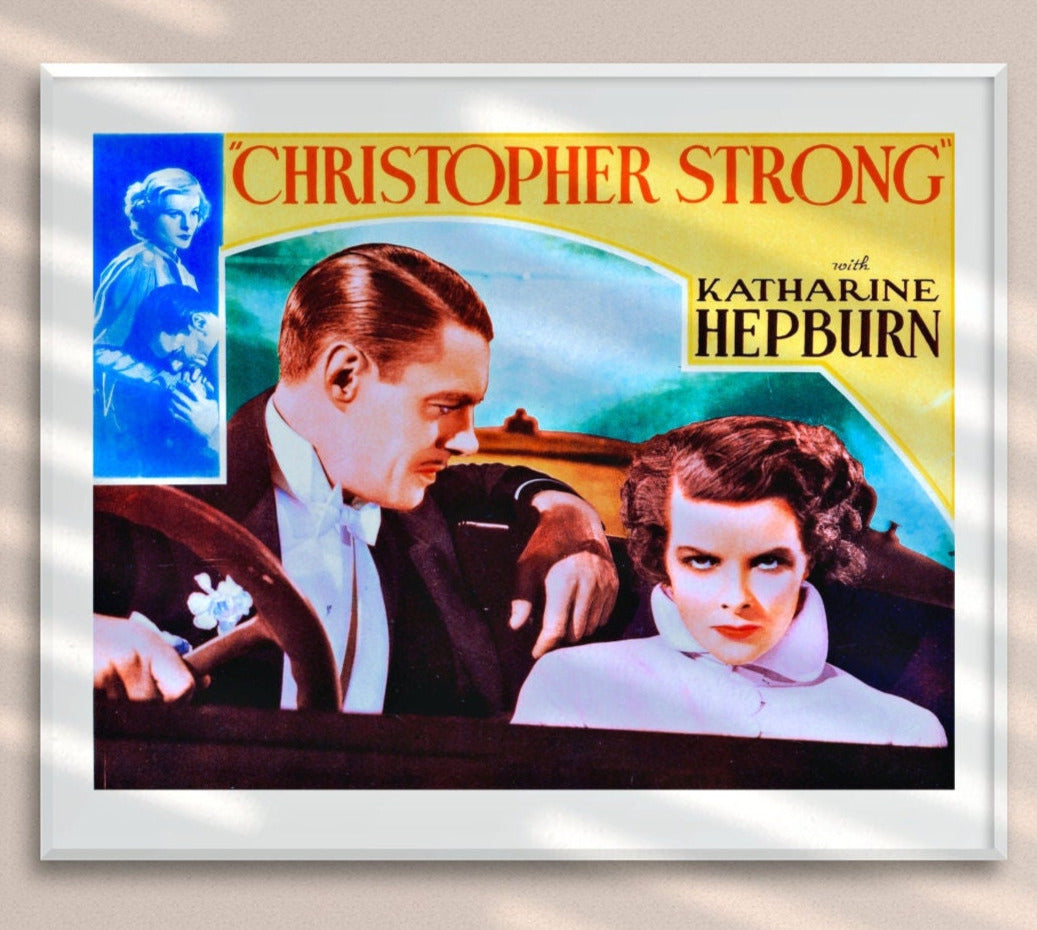 Christopher Strong -- Deluxe 8.5" x 11" Poster Art Print || Katharine Hepburn