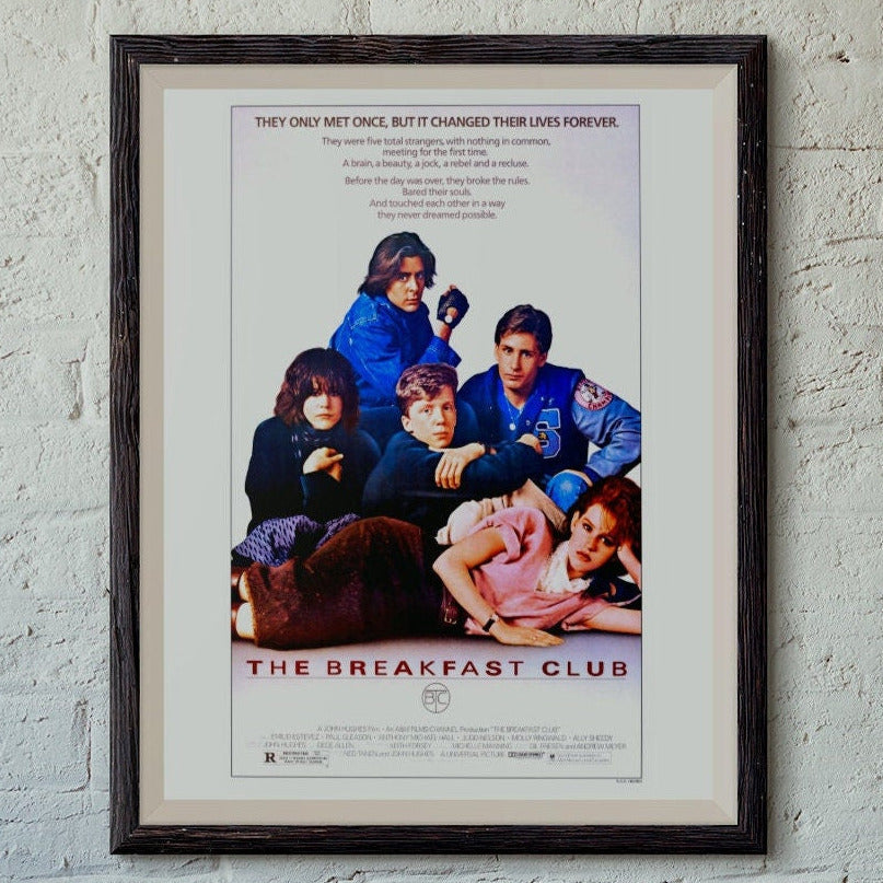 Breakfast Club, The -- Deluxe 11" x 17" Poster Art Print with Ally Sheedy and Molly Ringwald!