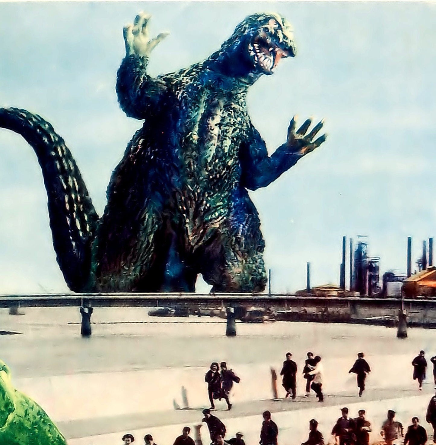 Godzilla vs the Thing -- 8.5" x 11" Art Print || Godzilla Raids the Shoreline!