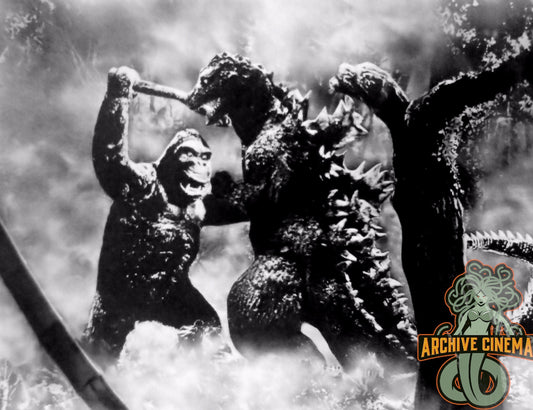 King Kong vs Godzilla -- Deluxe 8.5" x 11" Wall Art Print | Mighty Battle Between Kaiju Titans!