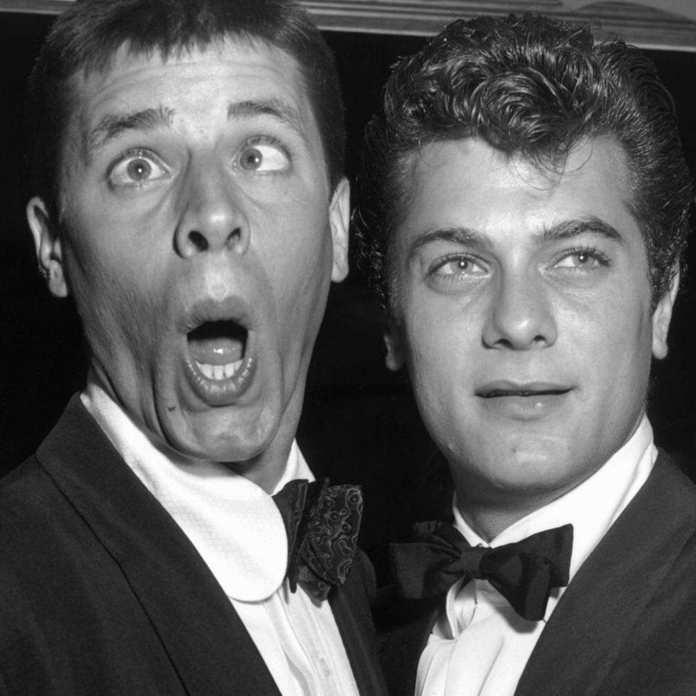 Jerry Lewis & Tony Curtis -- Deluxe 8.5" x 11" Art Print || Two Jokers in Search of a Full Deck!