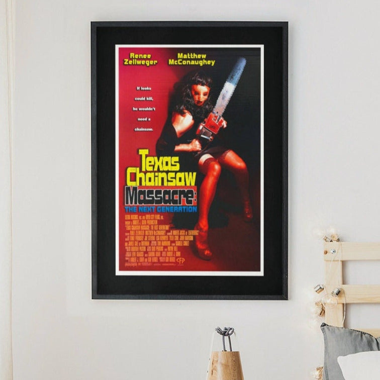 Texas Chainsaw Massacre: The Next Generation -- 11" x 17" Poster Art Print || Renée Zellweger & Matthew McConaughey!