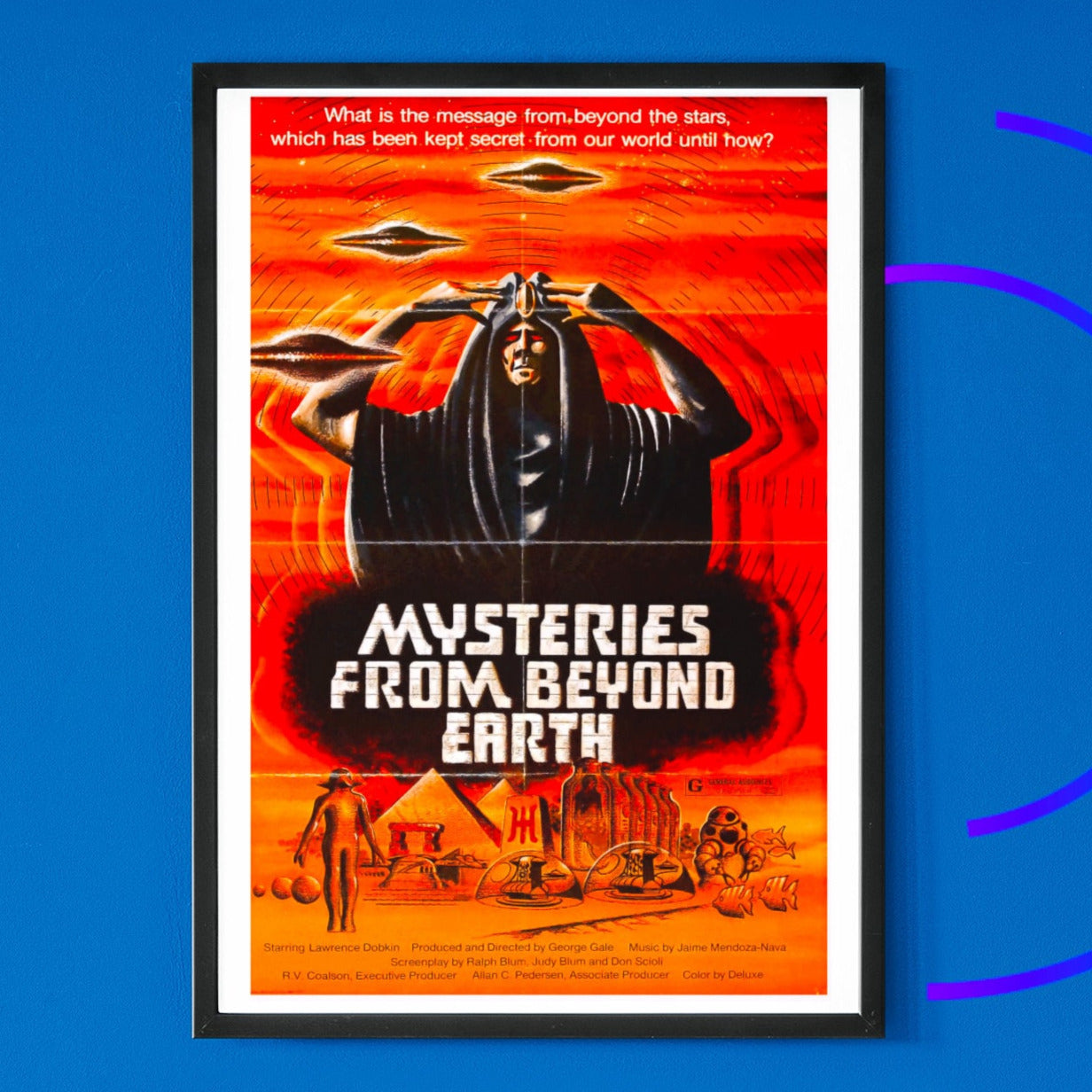 Mysteries from Beyond Earth -- 11" x 17" Deluxe Poster Art Print || Strange Fortean Phenomena!