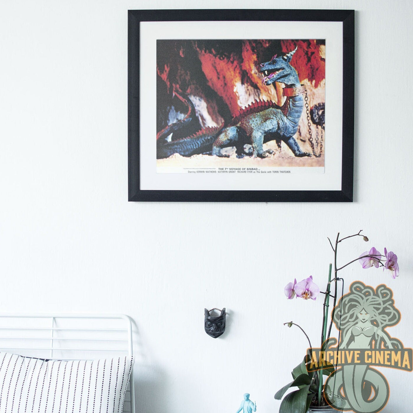 7th Voyage of Sinbad -- 8.5" x 11" Deluxe Wall Art Print || Ray Harryhausen's Magnificent Dragon!