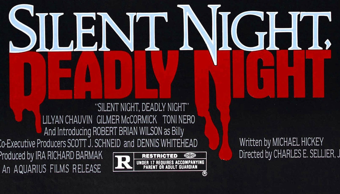 Silent Night, Deadly Night -- Deluxe 11" x 17" Poster Art Print || The Santa Movie So Scary, They Banned It!