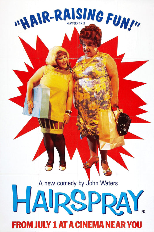 Hairspray -- 11" x 17" Deluxe Poster Art Print || Divine & Ricki Lake in John Water's Classic!