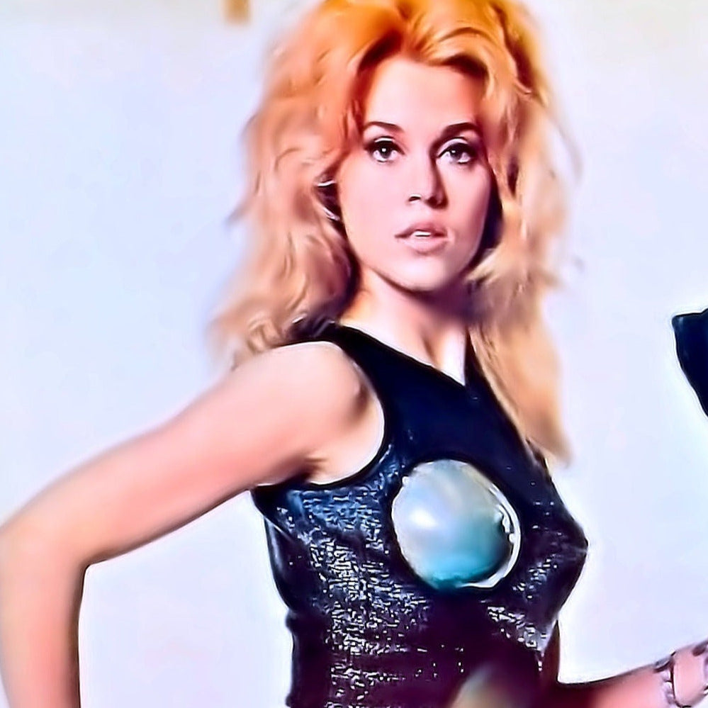 Barbarella -- 8.5" x 11" Deluxe Wall Art Print || Jane Fonda Pin-Up! "Love!"