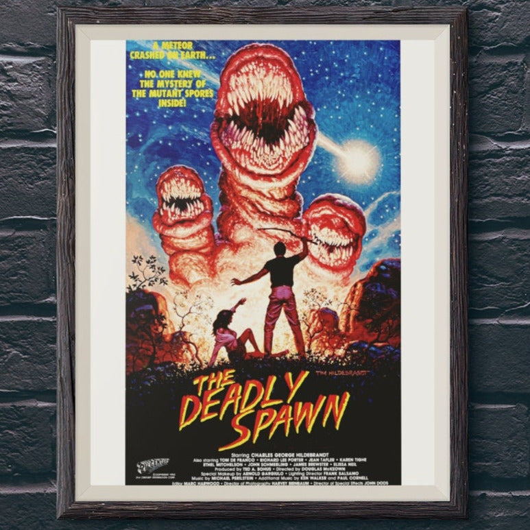 The Deadly Spawn -- Deluxe 11" x 17" Poster Wall Art Print || Deadly Aliens!