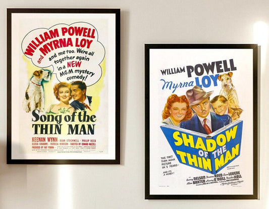 Thin Man Collector Set -- Deluxe 11" x 17" Poster Art Prints x 2!