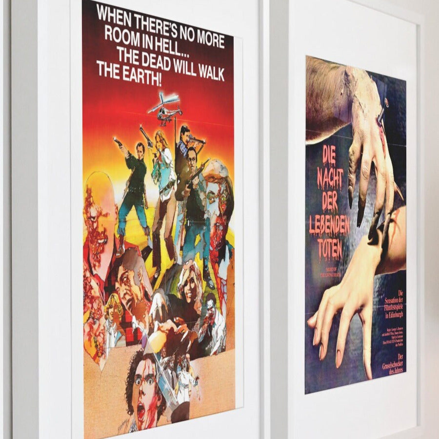 Zombies -- Set of Three Prints w/ Night of the Living Dead & Dawn of the Dead!