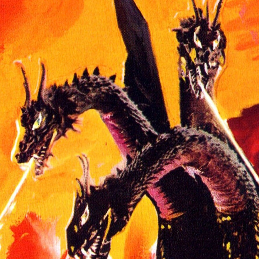 Destroy All Monsters -- 11" x 17" Deluxe Poster Art Print || Godzilla! King Ghidorah! Rodan! Kaiju Classic!