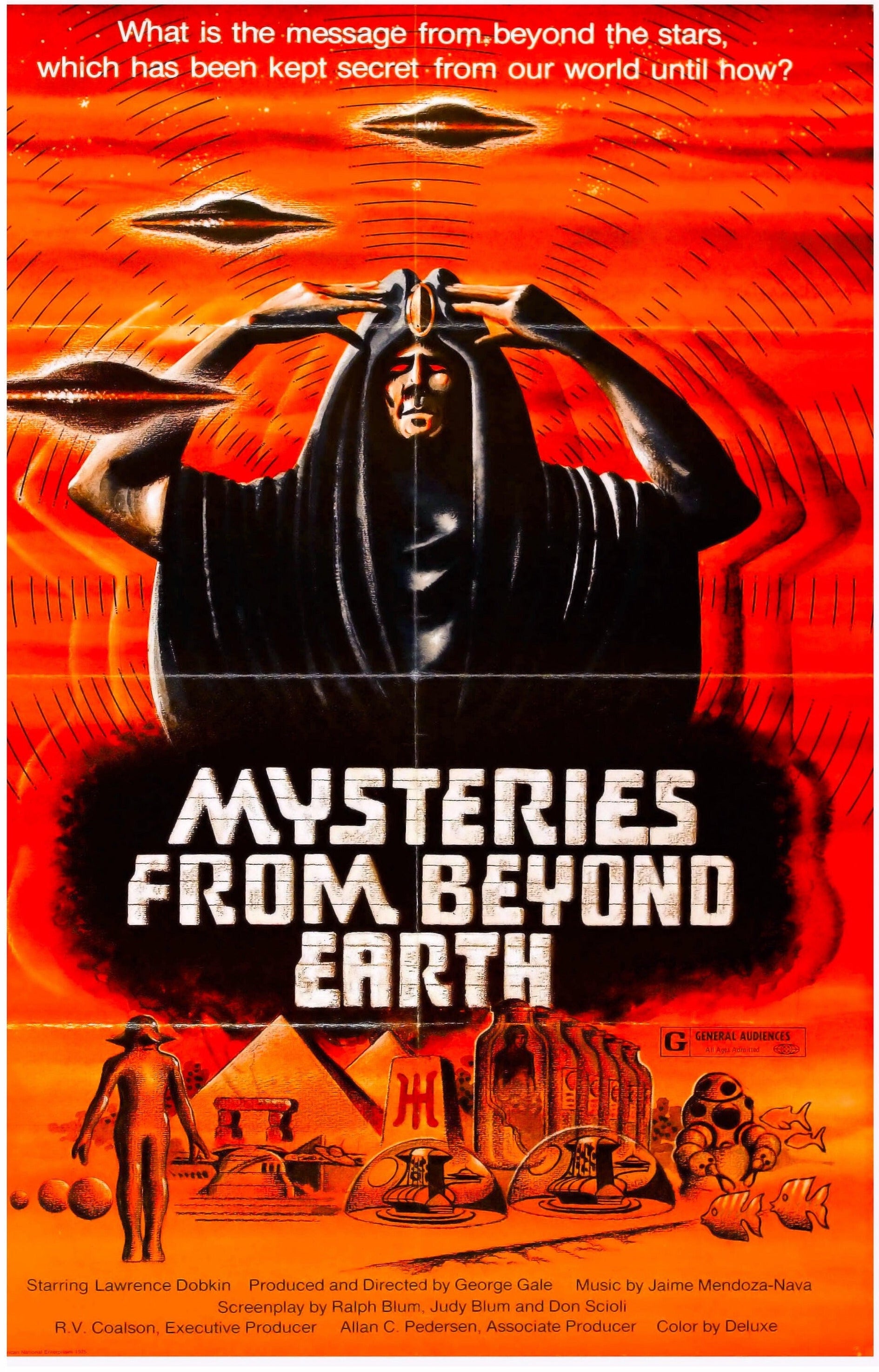 Mysteries from Beyond Earth -- 11" x 17" Deluxe Poster Art Print || Strange Fortean Phenomena!