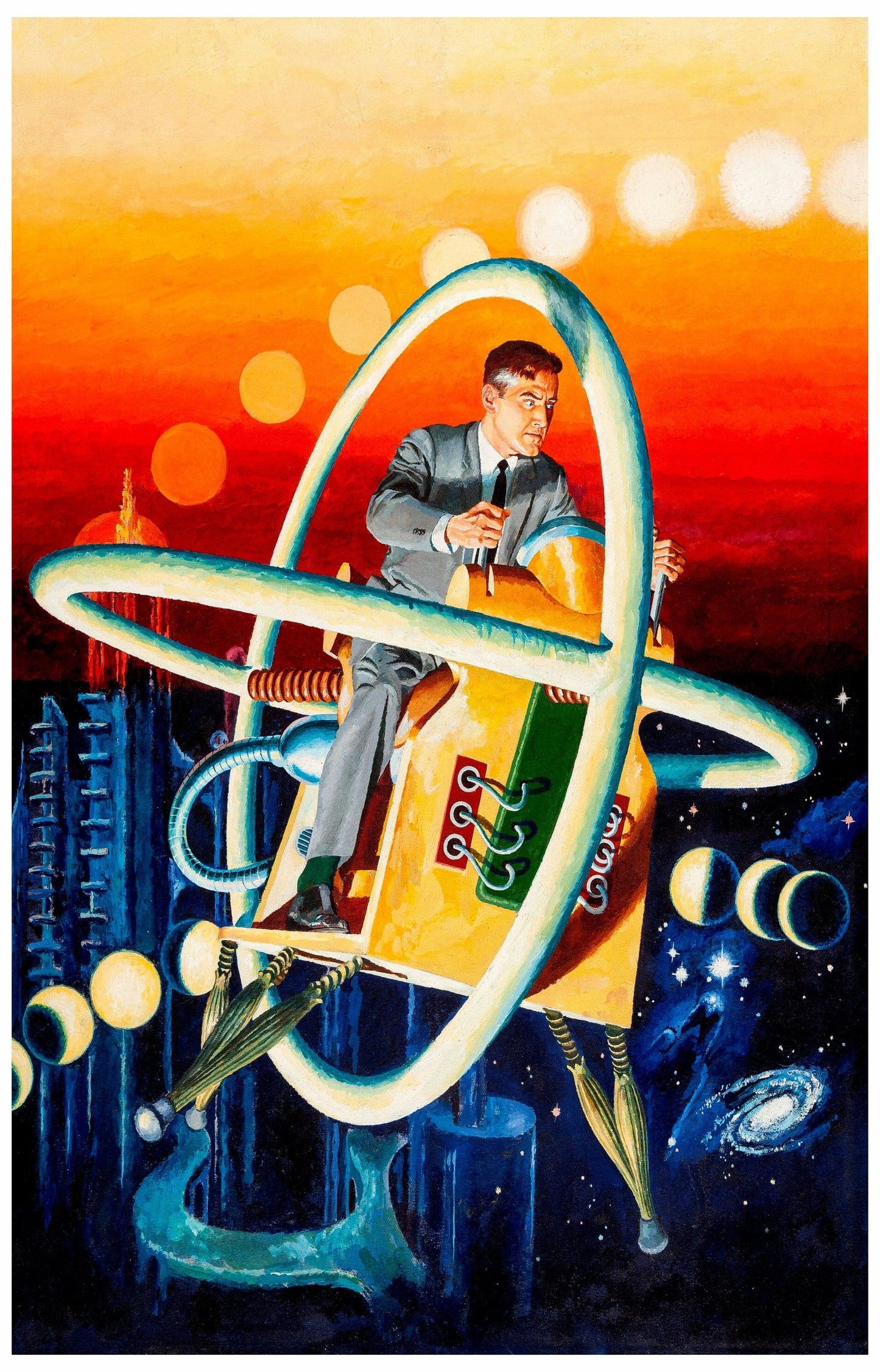 HG Well's The Time Machine -- Deluxe 11" x 17" Poster Art Print || Classic SF Poster Art!