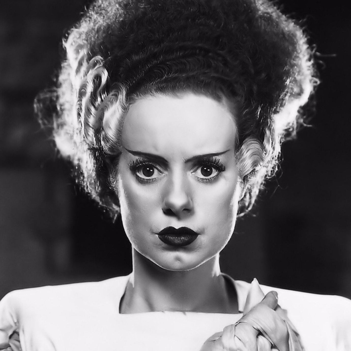 Bride of Frankenstein -- 8.5" x 11" Deluxe Wall Art Print || Elsa Lanchester as the Immortal Bride of Frankenstein!