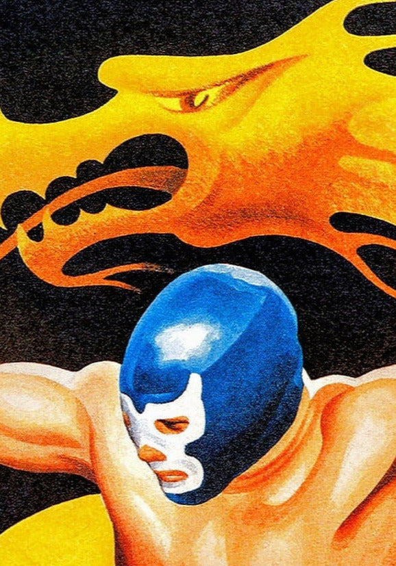 Blue Demon -- Set of Three 11" x 17" Deluxe Posters w/ FREE SHIPPING! || Lucha Libre Collector's Set!