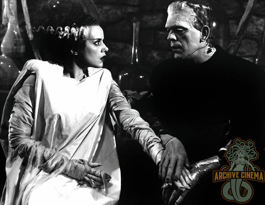 Bride of Frankenstein -- 8.5" x 11" Deluxe Art Print || The Bride & the Monster!