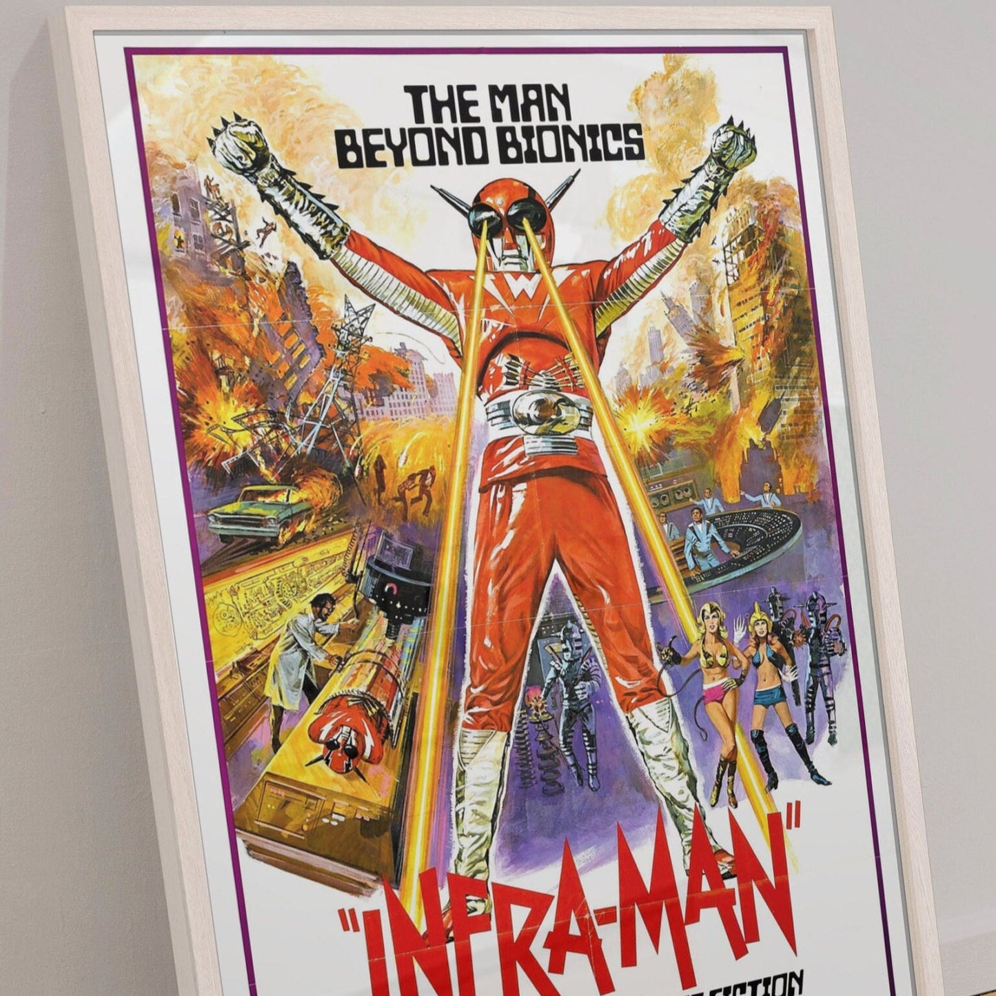 Infra-Man -- 11" x 17" Deluxe Poster Art Print || Shaw Brothers Fan Fave from the Kaiju 1970's!