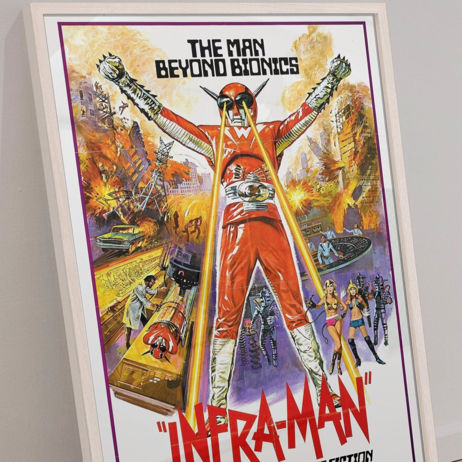 Infra-Man -- 11" x 17" Deluxe Poster Art Print || Shaw Brothers Fan Fave from the Kaiju 1970's!