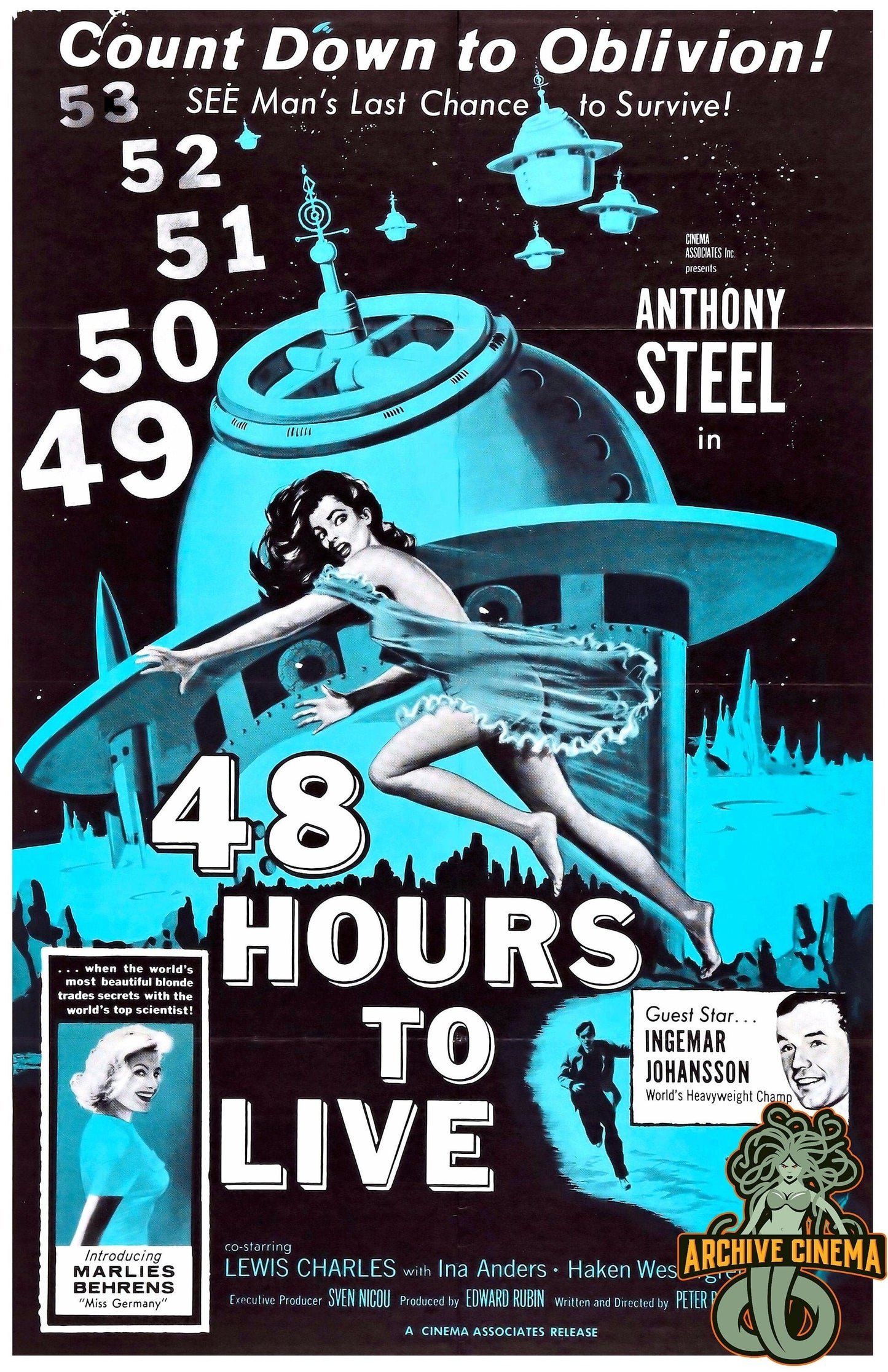 48 Hours to Live -- 17" x 11" Poster Art Print || The End of the World, Baby, and I Feel Fine!