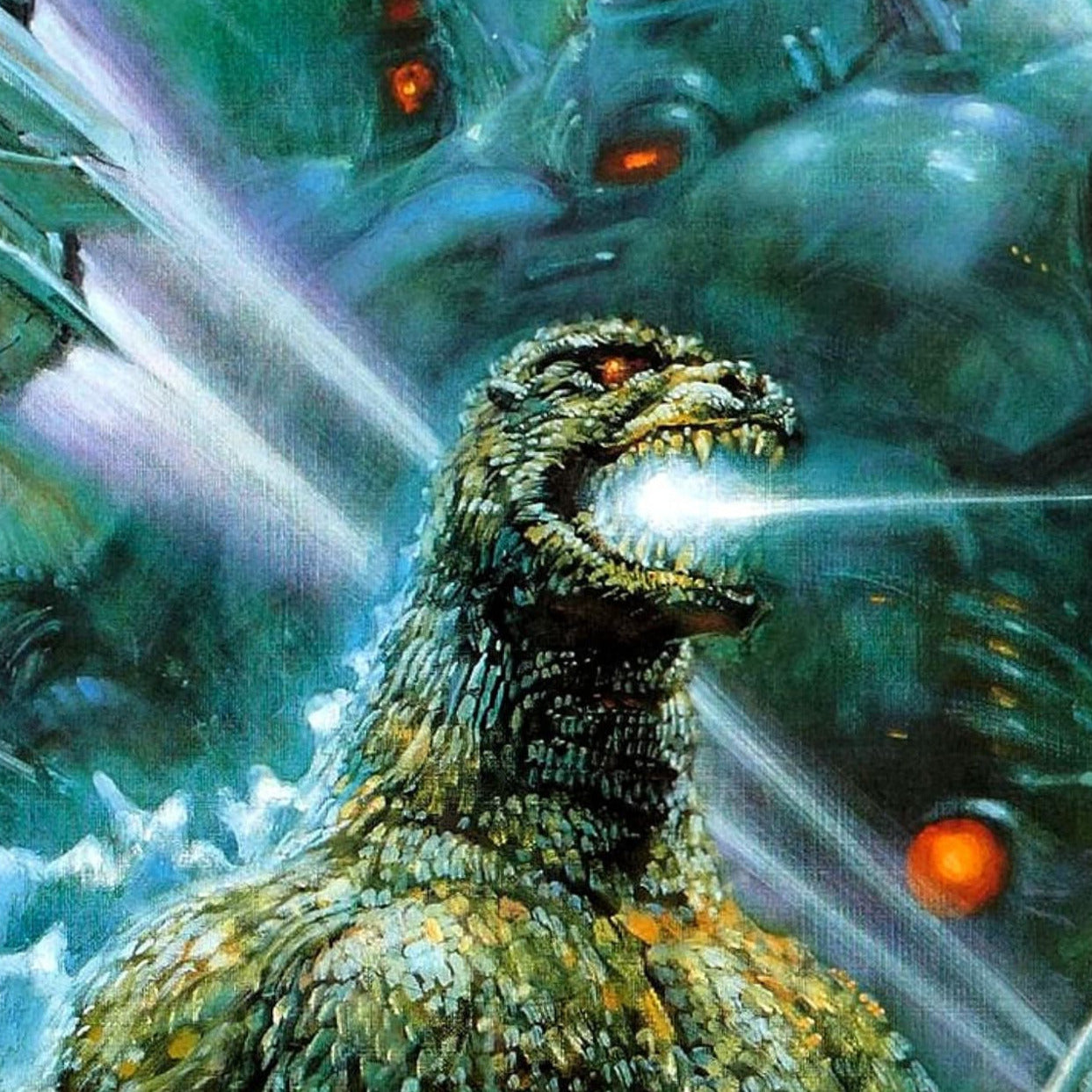 Godzilla vs Mechagodzilla -- 11" x 17" Deluxe Poster Art Print || Kaiju Clash Fest!