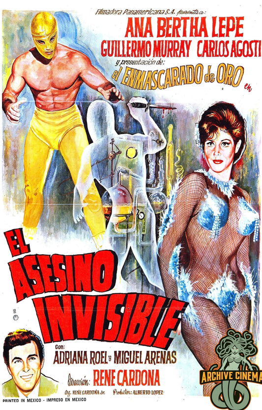 Neutron Traps Invisible Killers -- 11" x 17" Deluxe Poster Art Print || Masked Hero Against Certifiable Madmen!