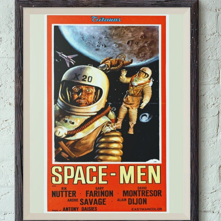 Space-Men -- 11" x 17" Deluxe Poster Art Print || Swingin' 'Nauts & Space Babes!