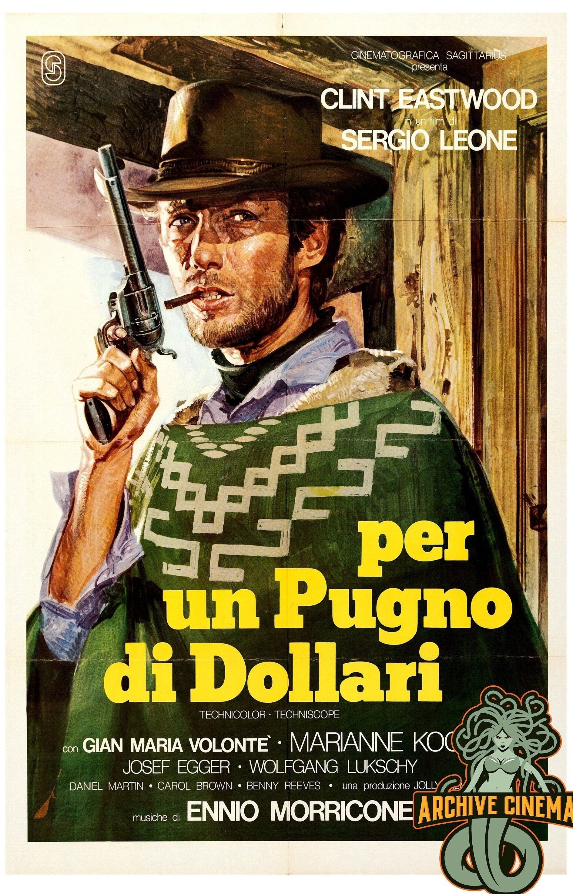 A Fistful of Dollars -- 11" x 17" Poster Art Print; Clint Eastwood as The Man With No Name!