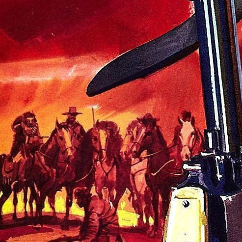 Django -- 11" x 17" Deluxe Poster Art Print || Give Django a Gun? Django Will Give You Death!