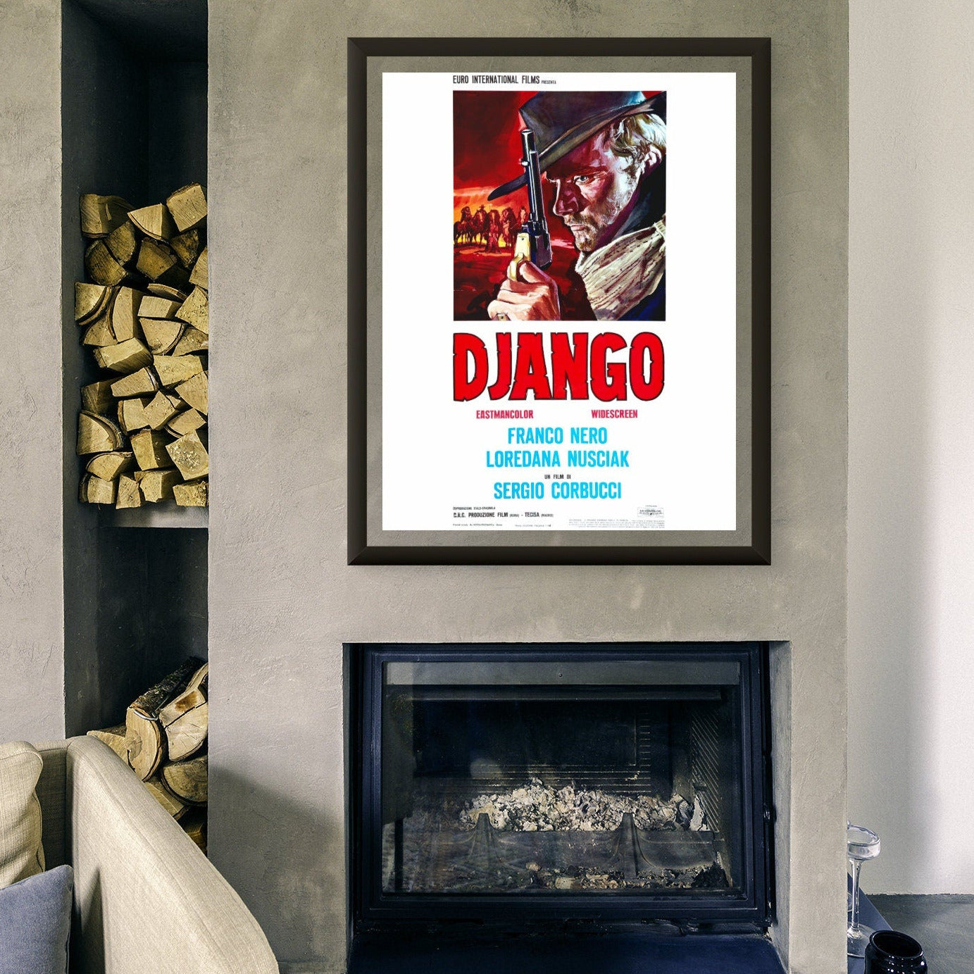 Django -- 11" x 17" Deluxe Poster Art Print || Give Django a Gun? Django Will Give You Death!