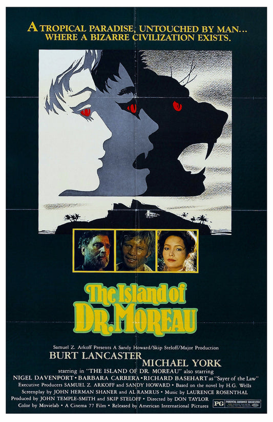 Island of Dr Moreau, The -- 11" x 17" Deluxe Poster Art Print || Michael York & Burt Lancaster!