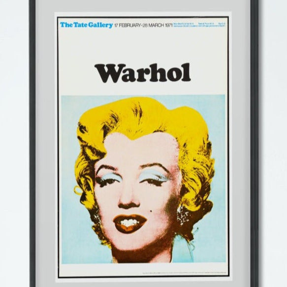 Andy Warhol Exhibit -- 11" x 17" Poster Art Print || Marilyn Monroe!