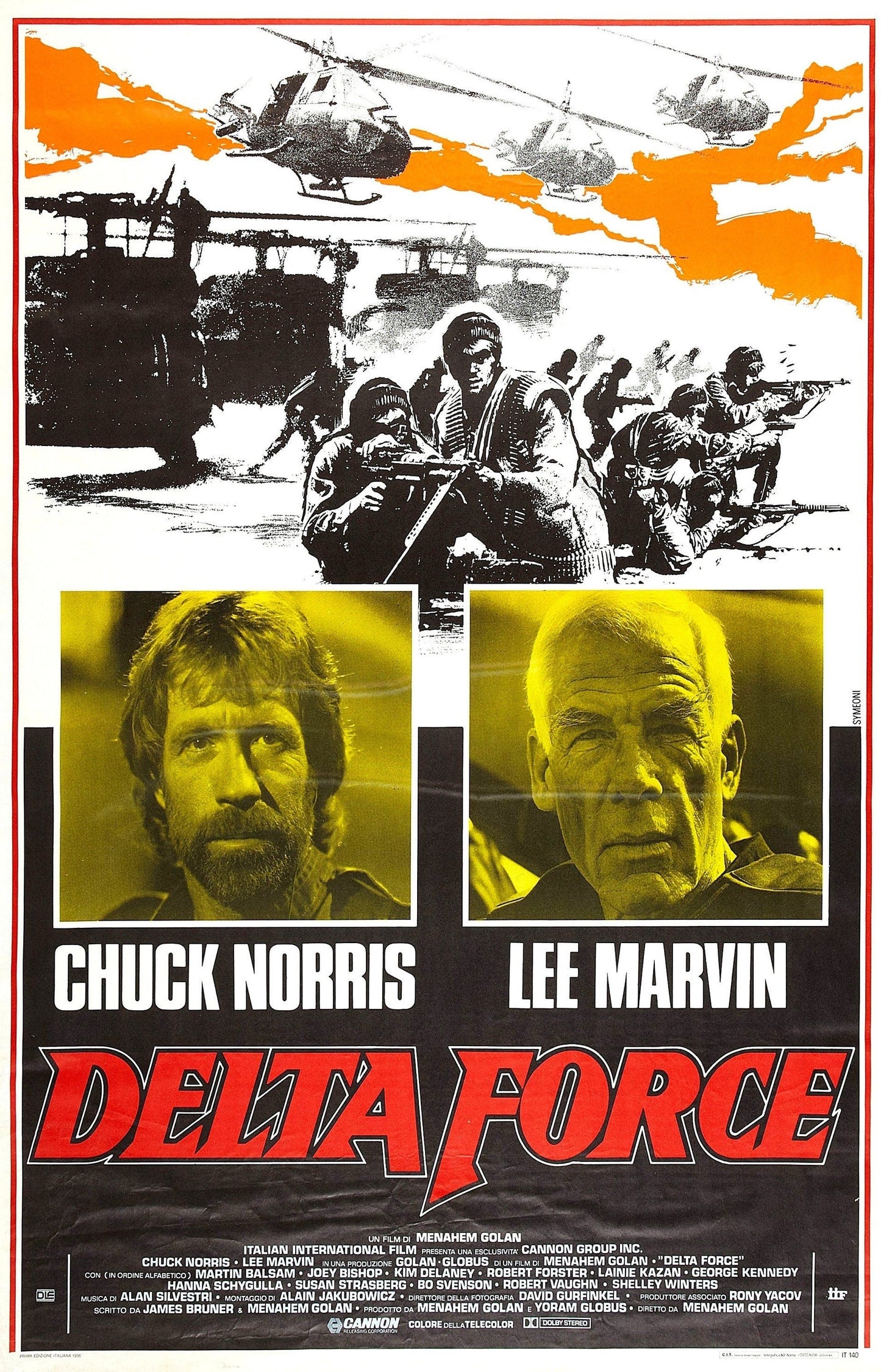 Delta Force -- 11" x 17" Deluxe Poster Art Print || Chuck Norris! Lee Marvin!