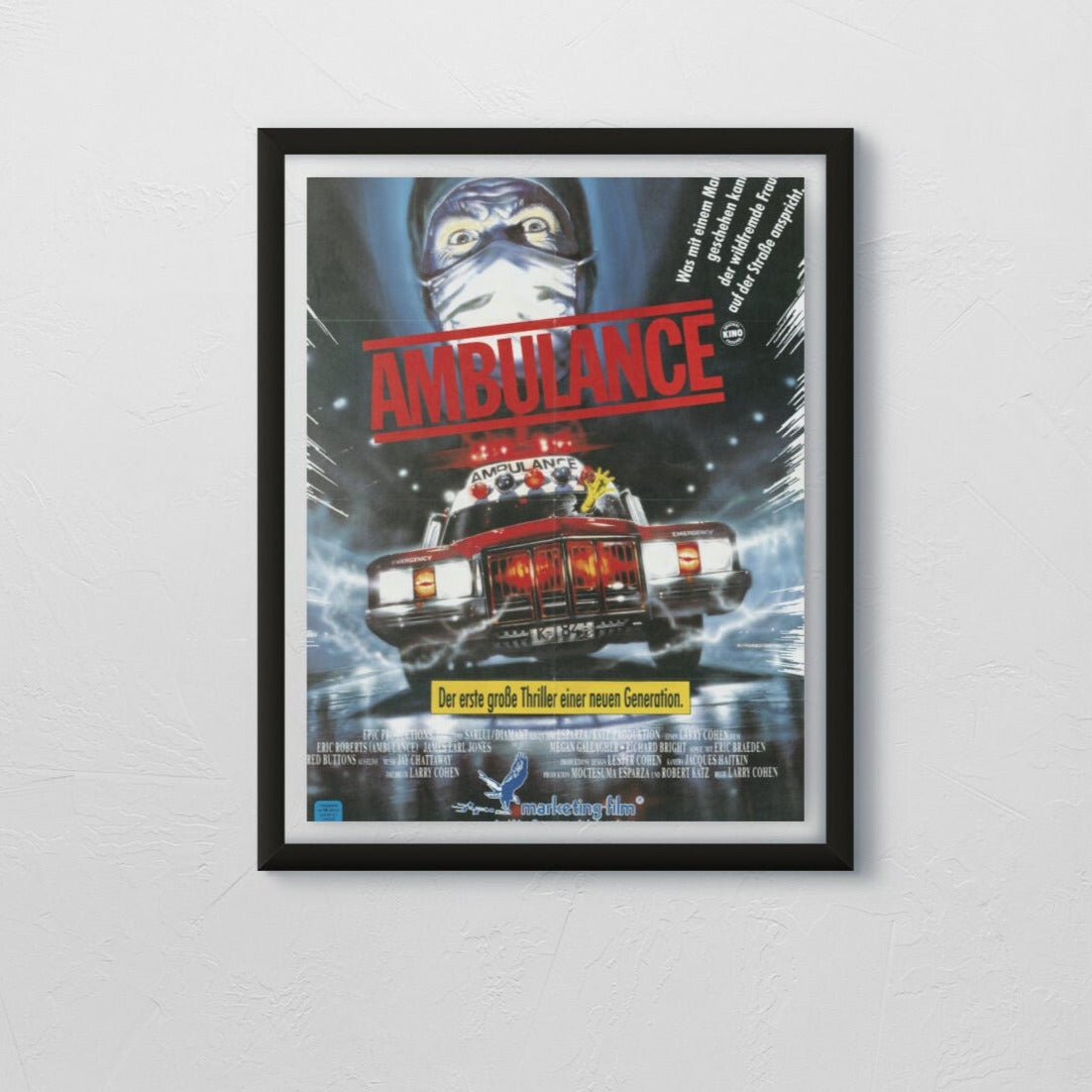 Ambulance -- 11" x 17" Deluxe Poster Art Print || Prime Larry Cohen Grindhouse!