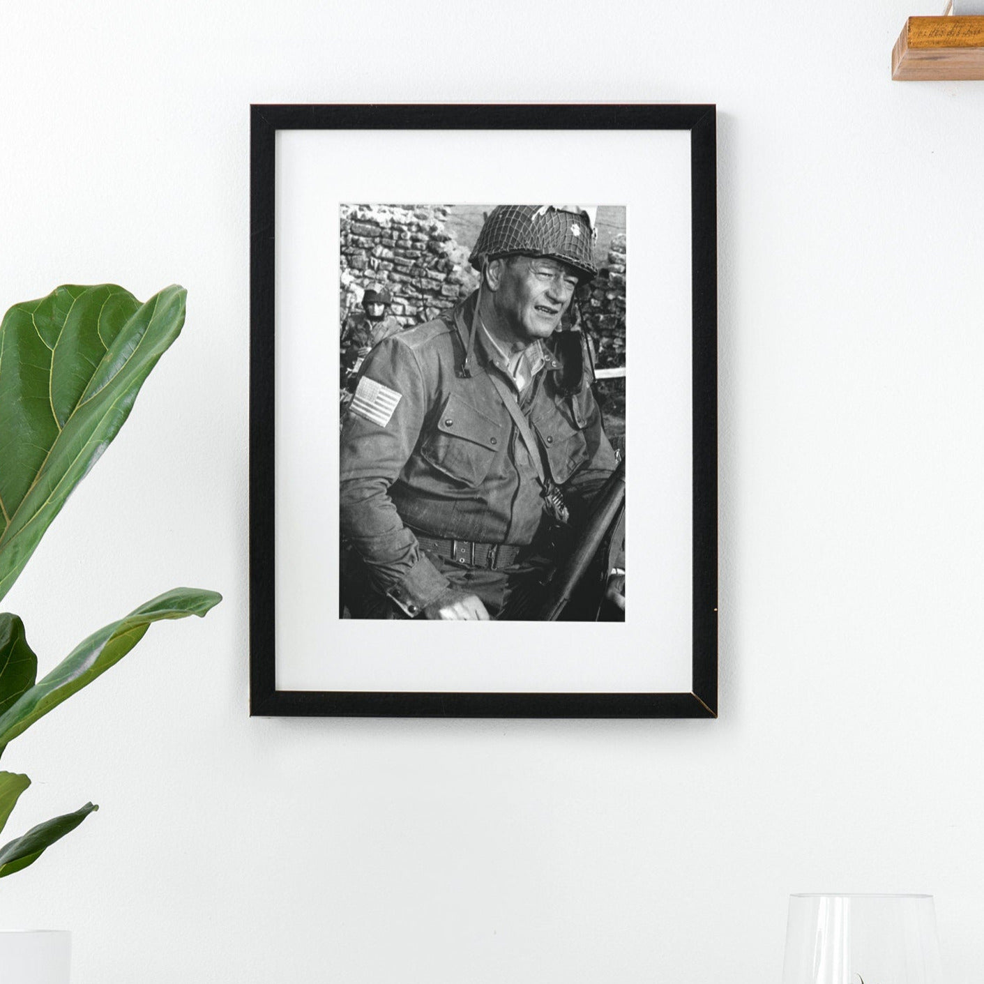 Longest Day, The -- 8.5" x 11" Deluxe Wall Art Print || John Wayne in Heroic WW2 Normandy Remembrance!