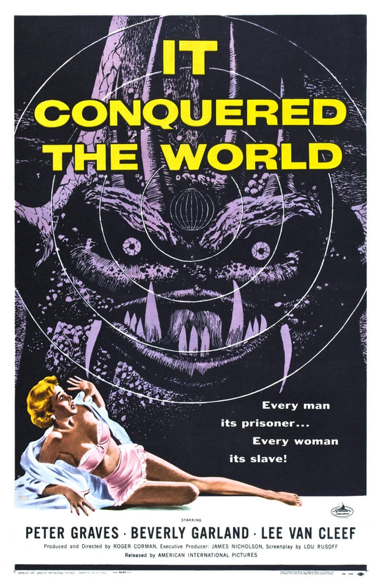 It Conquered the World -- 11" x 17" Poster Art Print || Early Roger Corman Drive-In Madness! Peter Graves! Beverly Garland! Lee Van Cleef!