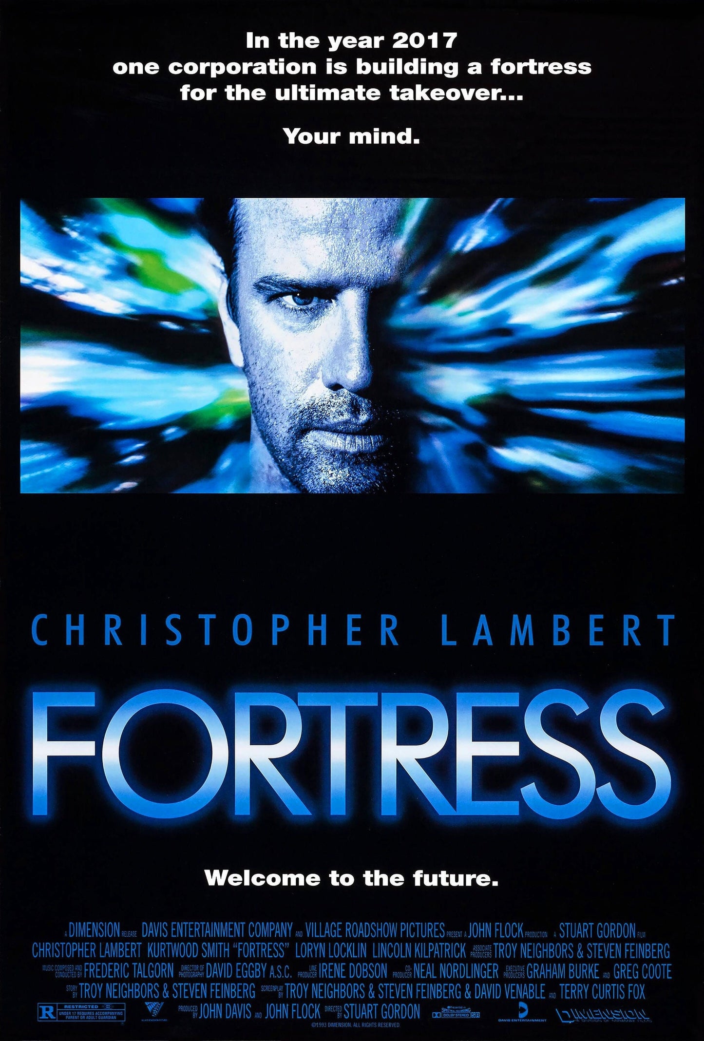 Fortress -- 11" x 17" Deluxe Poster Art Print || Christopher Lambert SF Actioner!