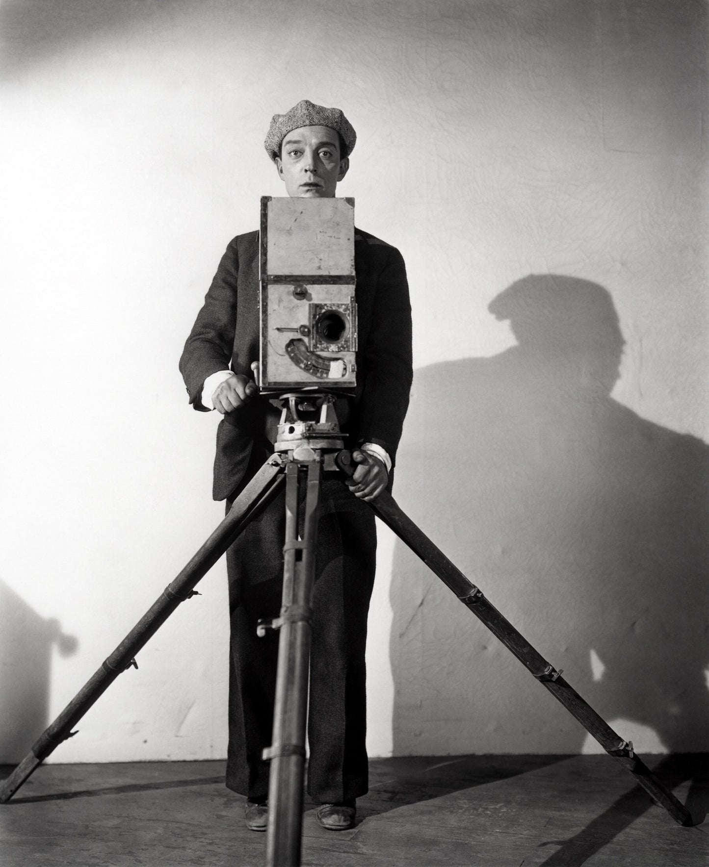 Buster Keaton -- Deluxe 8.5" x 11" Art Print | Buster Behind the Camera!