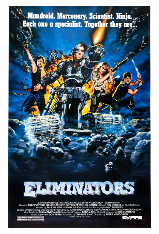 Eliminators -- 11" x 17" Deluxe Poster Art Print || SF Dystopia from 1980's!