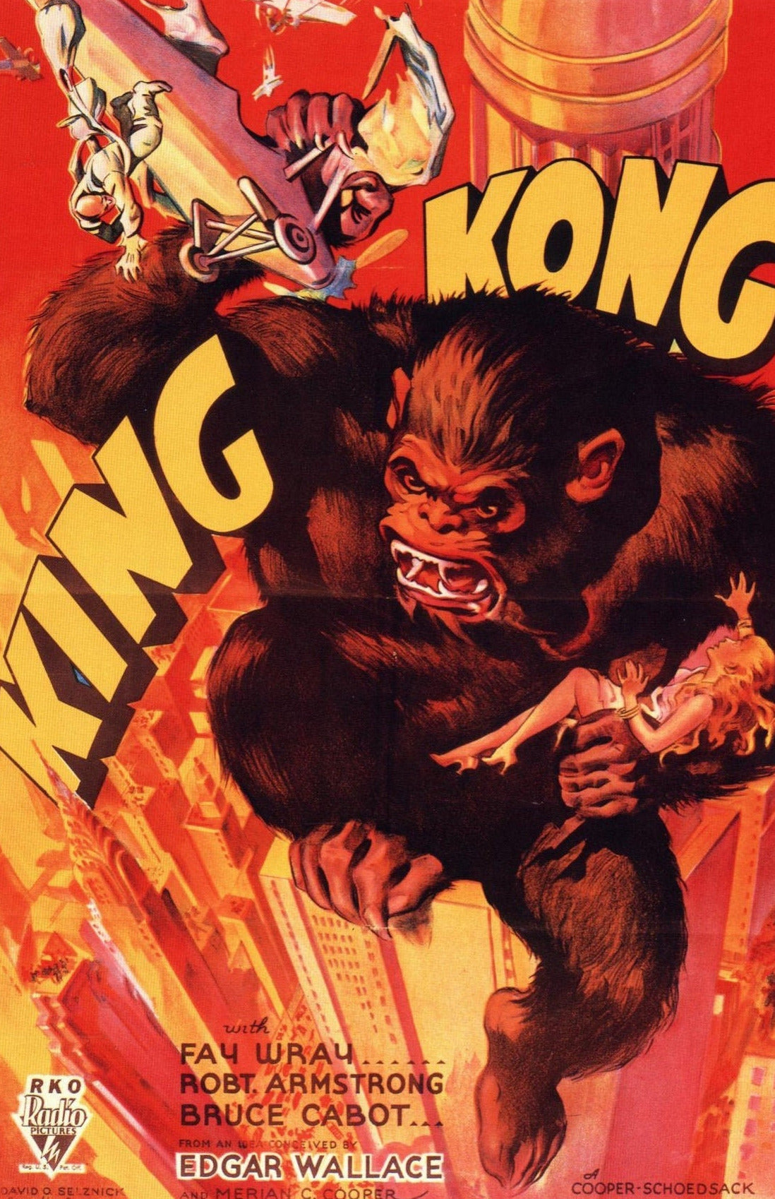 King Kong -- 11" x 17" Deluxe Poster Art Print || King Kong vs New York City!