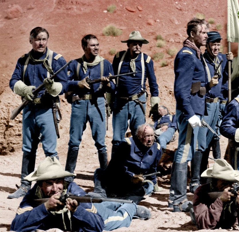 Fort Apache  -- 8.5" x 11" Art Print || John Wayne & the U.S. Calvary!