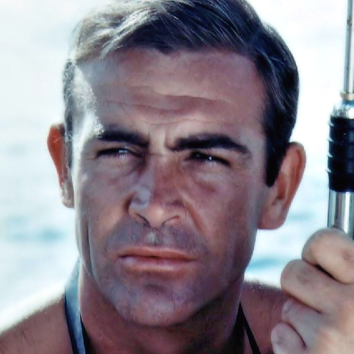 Sean Connery as 007 in 'Thunderball' -- Deluxe 8.5" x 11" Art Print of James Bond vs Largo the Underwater Madman!